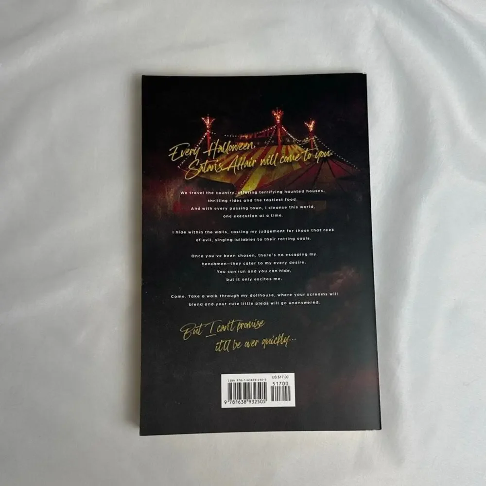 Satan's Affair H.D. Carlton Indie Paperback Dark Romance Cat & Mouse Like New